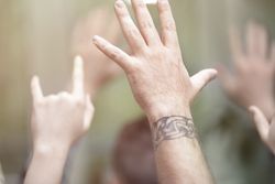 Hands up
