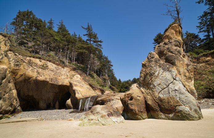 Coves at Hug Point State Recreation Site, Cannon Beach, Oregon