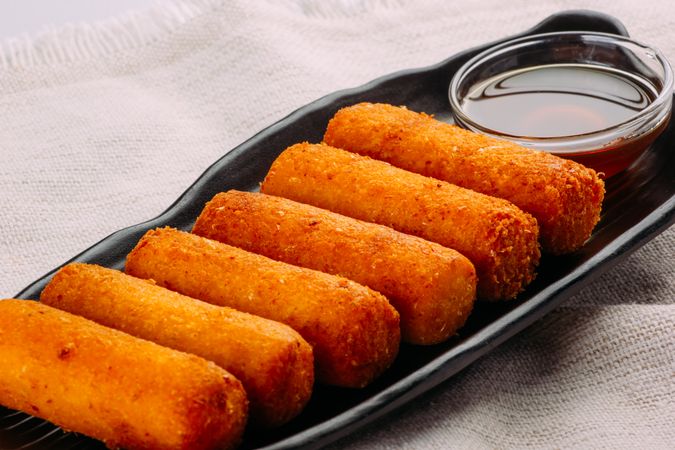 Venezuelan typical food, cheese stick, tequeños