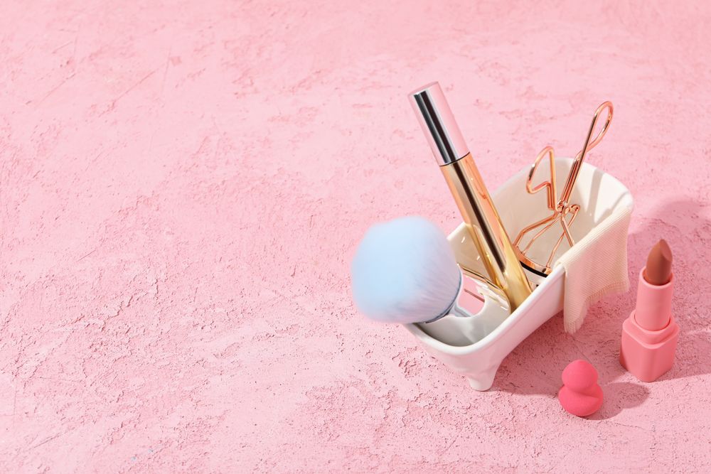 Concept of cosmetic and beauty care, space for text