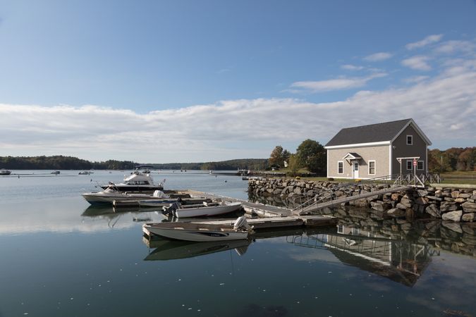 Harbor in Newcastle, Maine