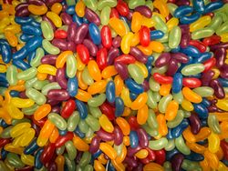 Colorful jelly beans