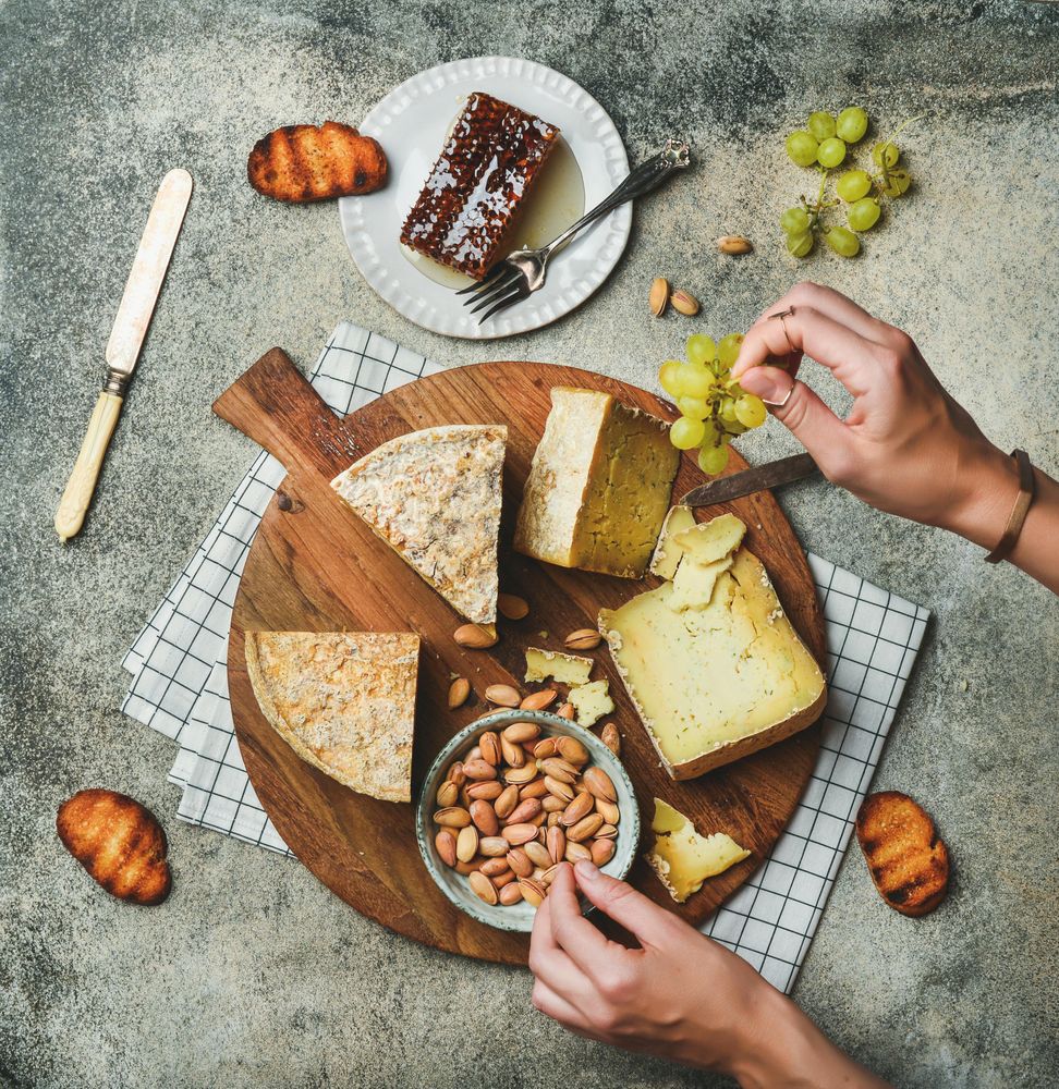 Party or gathering eating concept