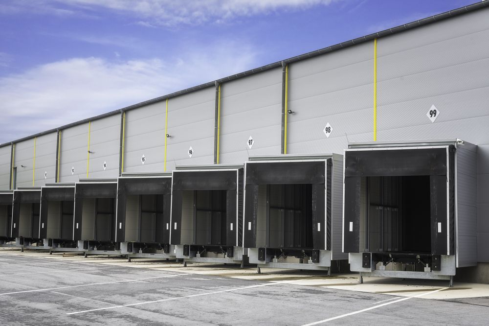 Industrial warehouse loading docks