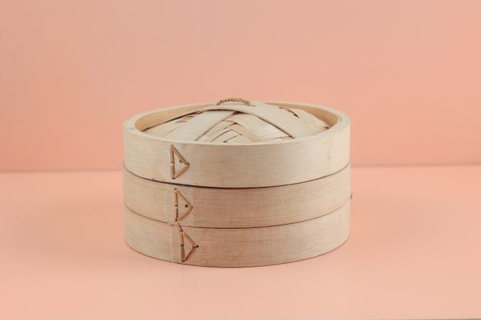 Stacked Bamboo Steamer