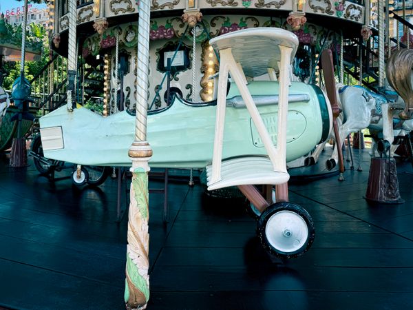 2 seater biplane: Carousel 1900