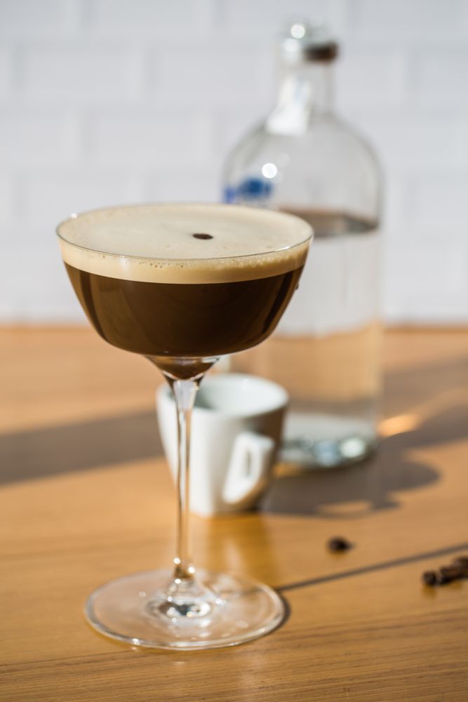 Espresso martini cocktail