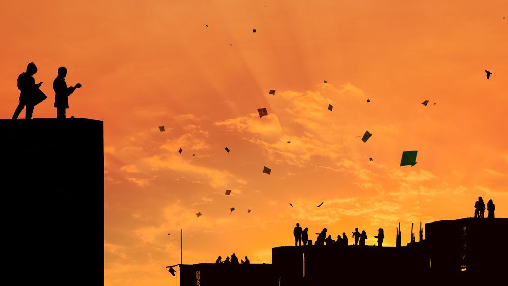 Kite Flying, Uttarayan (Makar Sankranti)