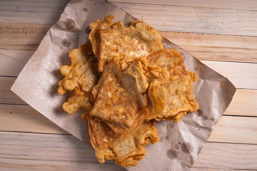 Tempeh traditional food from indonesia