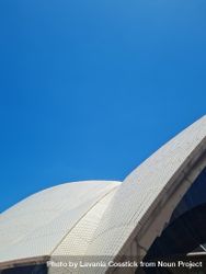 Close up of architectural detail of Sydney Opera House beZBN0