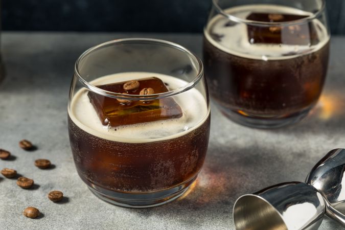 Boozy Mexican Cold Brew Carajillo Cocktail