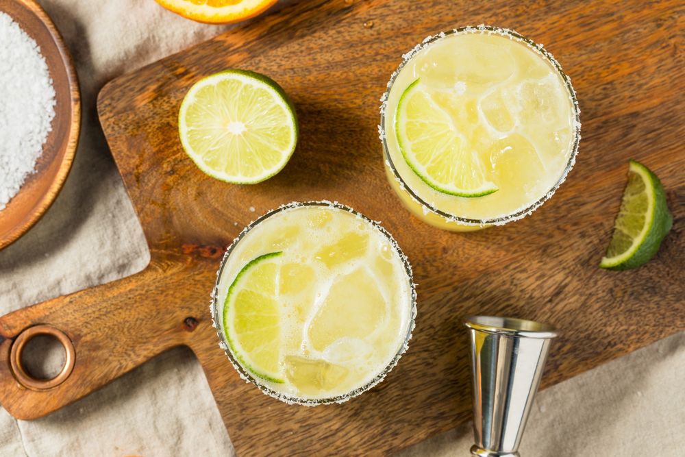 Boozy cold Refreshing Skinny Margarita