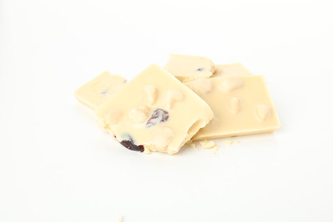 Tasty chocolate isolated on studio background