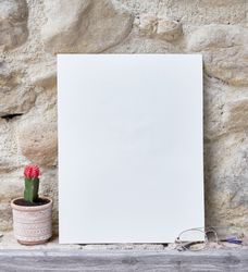 Blank sheet on the table