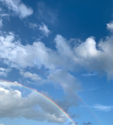 Half of a double rainbow