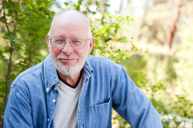 Handsome Older Man Portrait