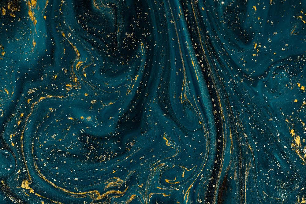 Blue and gold marble texture - Free Photo (5w3lm5) - Noun Project