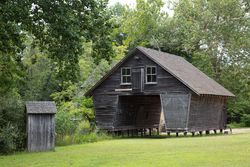 Out building in the historic village of Batsto in the Pine Barrens of New Jersey