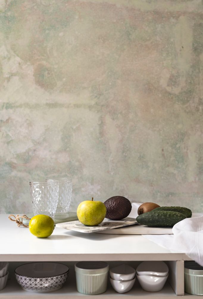 Fresh ingredients, recipe of Green smoothies.