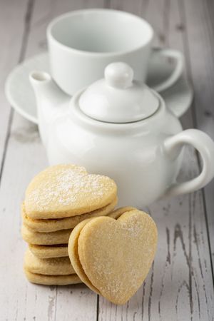 Delicious buttery biscuits filled with guava paste.