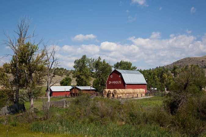 Barn in rural Montana