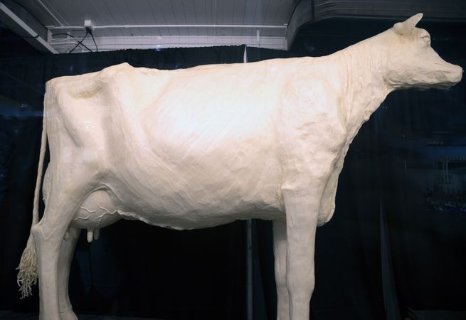 “Butter cow" sculpture,  Iowa State Fair, Des Moines, Iowa