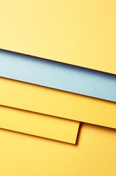 Yellow, mint and mustard paper