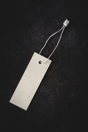 Cardboard labels for price or advertising