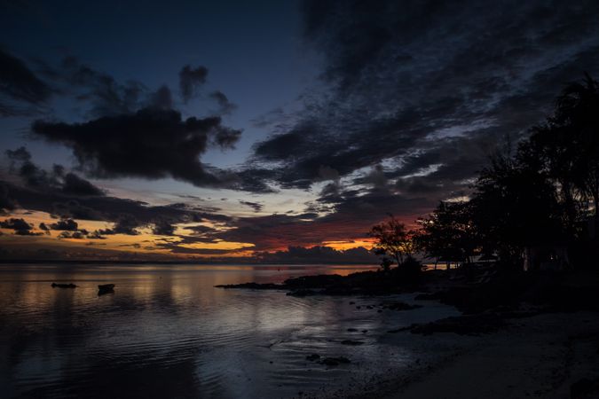 Beach at sunrise