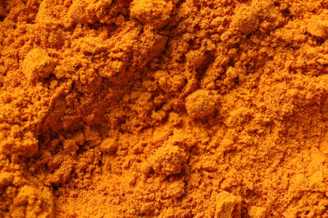 Close up of orange paprika