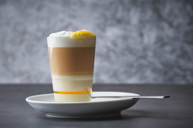 Barraquito a sweet coffee drink very popular in the Canary Islands.