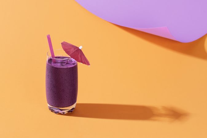 Summertime blueberry smoothie