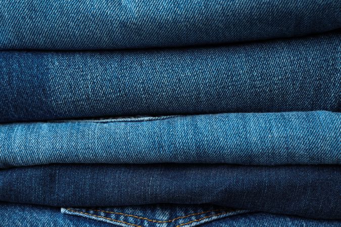 Concept of modern casual clothes - jeans, jeans trousers