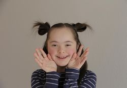 Happy child smiling at the camera