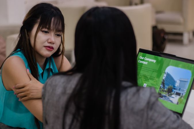 Tense job interview, Candidate unsure of outcome, awaiting feedback