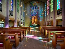 Sanctuary of St. Columba Catholic Cathedral in Youngstown, Ohio x42mK5