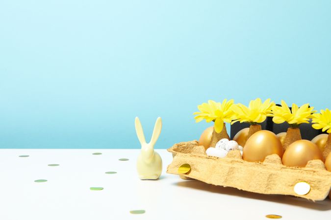 Pension rewards, returns and investment funding concepts, golden eggs