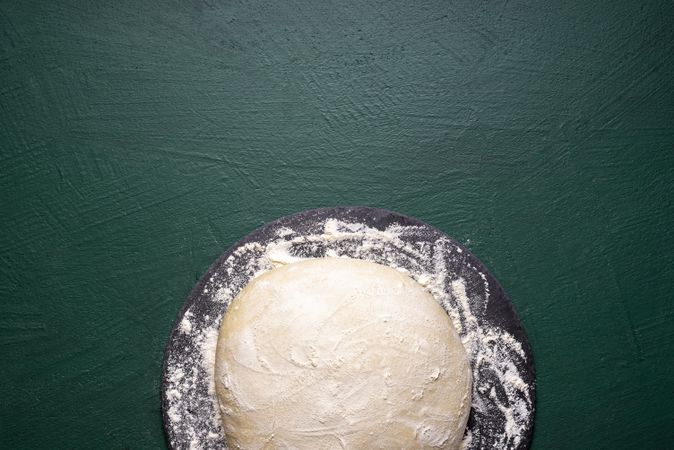 Completed rested and floured dough