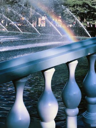 rainbow fountain