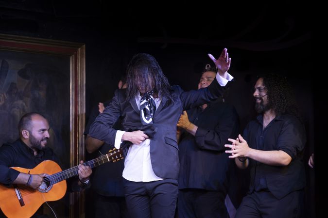 Flamenco performance on stage
