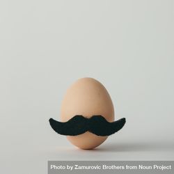 Egg with hipster mustache 5QaRe5