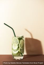 Cucumber and lime sparkling water 0LY7R5