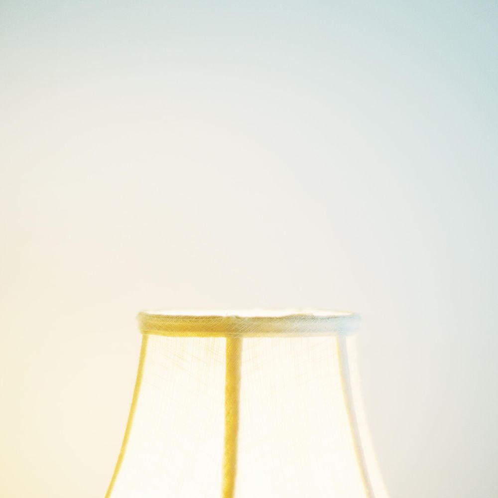Light table against light background
