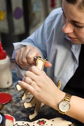 Woodworking workshop eco-friendly Christmas toys