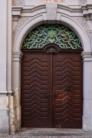 Decooration of the building in Old Prague
