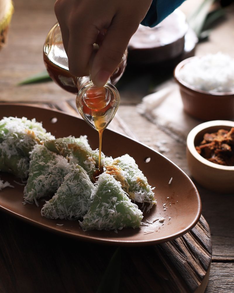 Lupis, Indonesian Traditional Snack Made From Sticky Rice