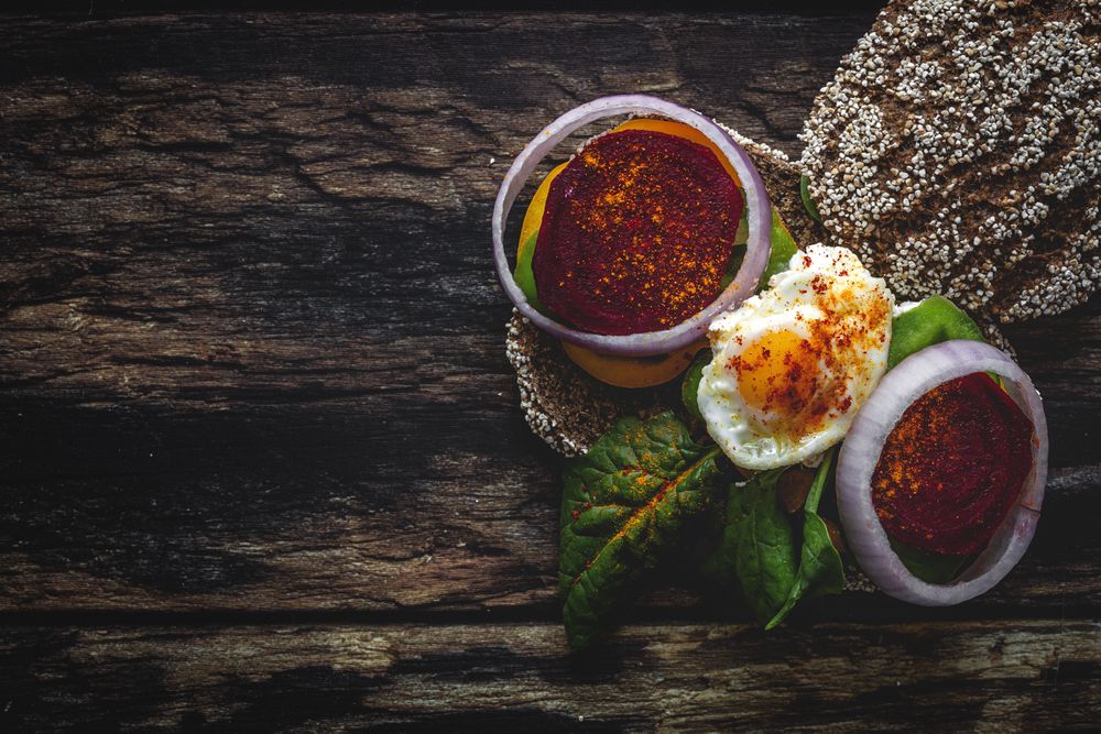 Homemade vegetable sandwich