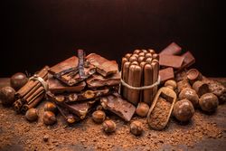 Chocolate with nuts