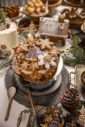 Christmas gingerbread cake