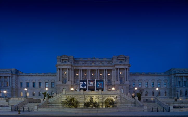 Library of Congress Thomas Jefferson Building in Washington, D.C.